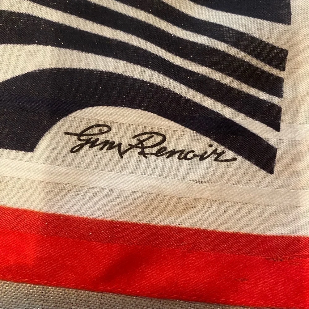 VINTAGE JIM RENOIR SCARF